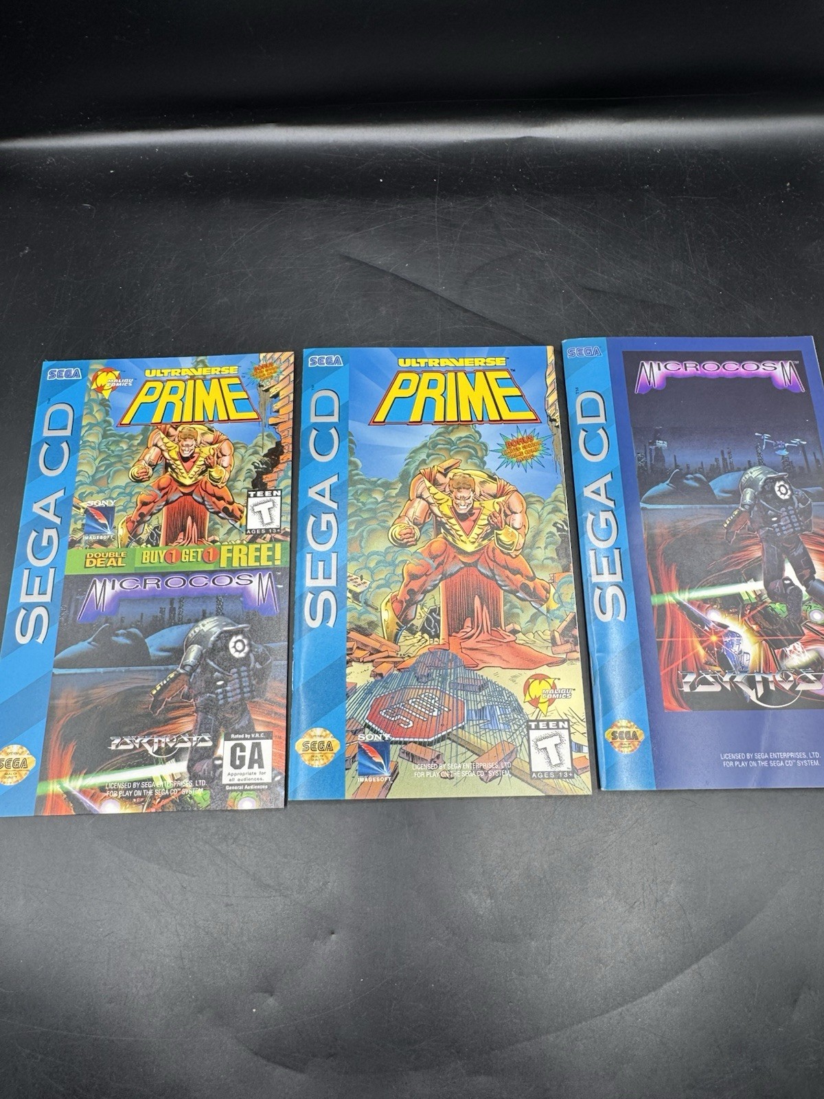 Ultraverse Prime/Microcosm (Sega CD, 1994) Complete!