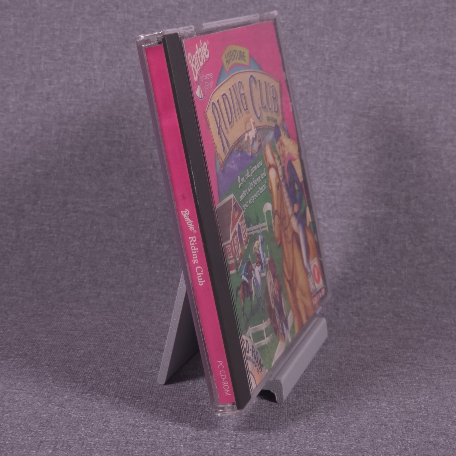 Barbie Adventure Riding Club PC Computer Game Windows 95 CD-ROM Vintage 90s 1998