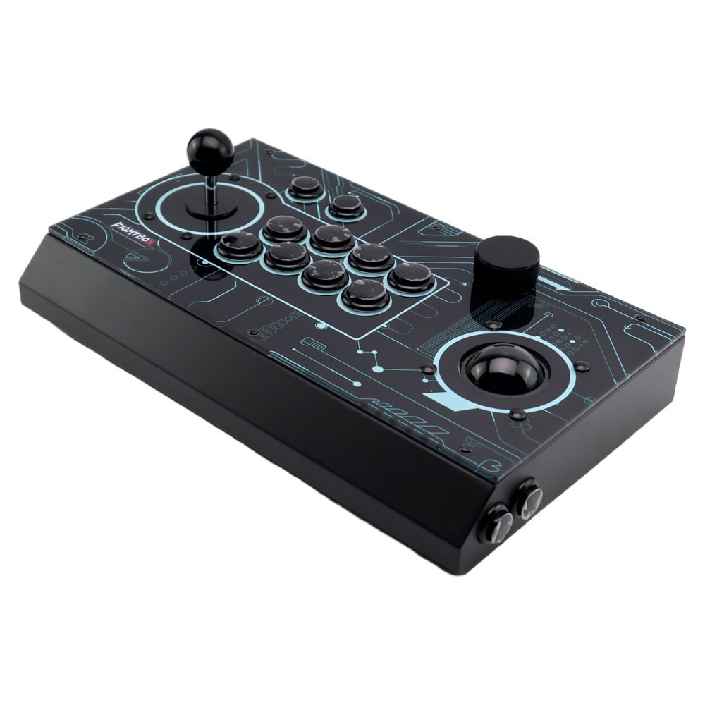 FightBox R10-PRO Arcade Fight Stick With Trackball&Spinner Retro Game Controller