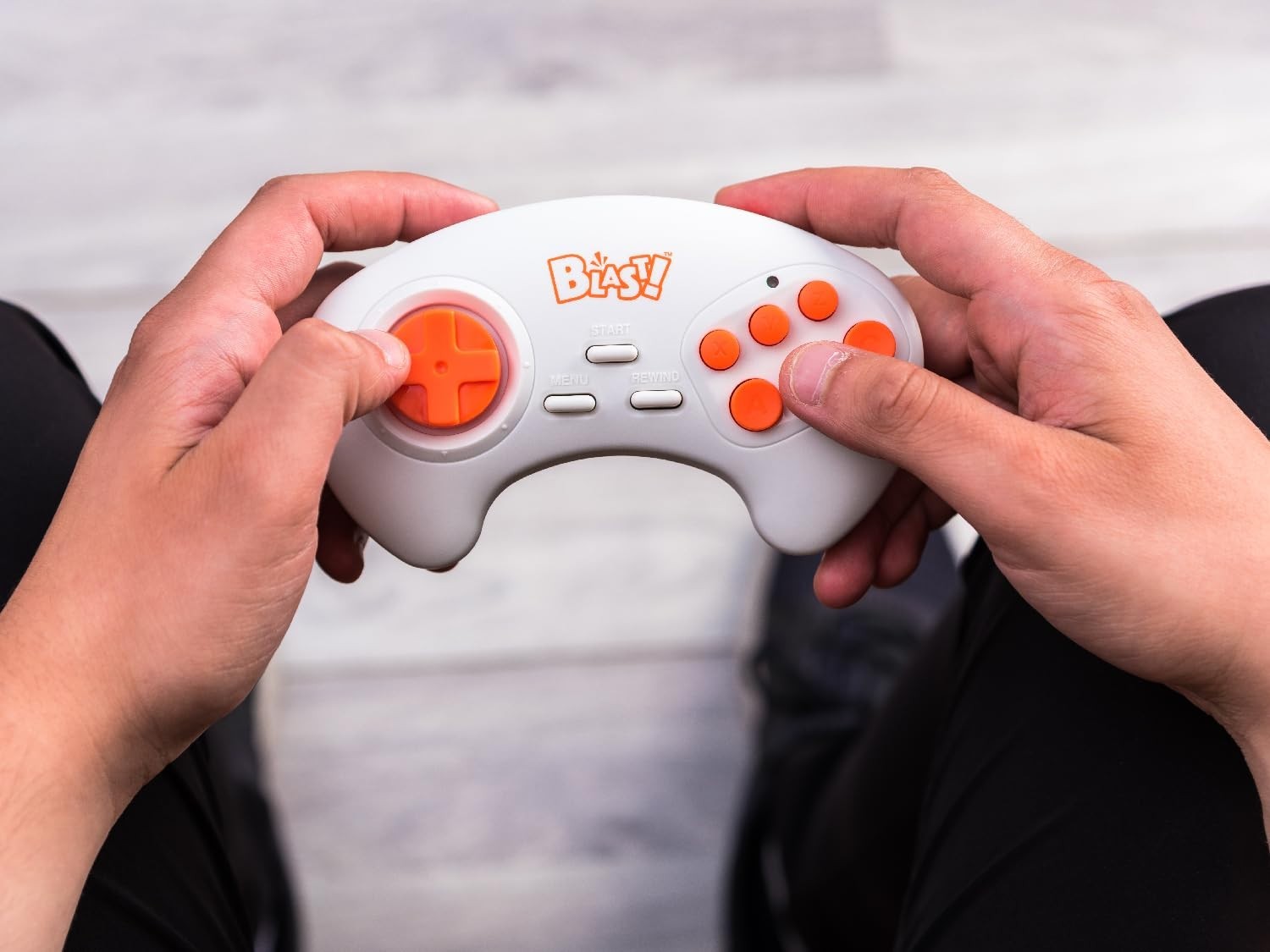 Bandai Namco Flashback Blast! Retro Console with 8 Classic Games & Remote