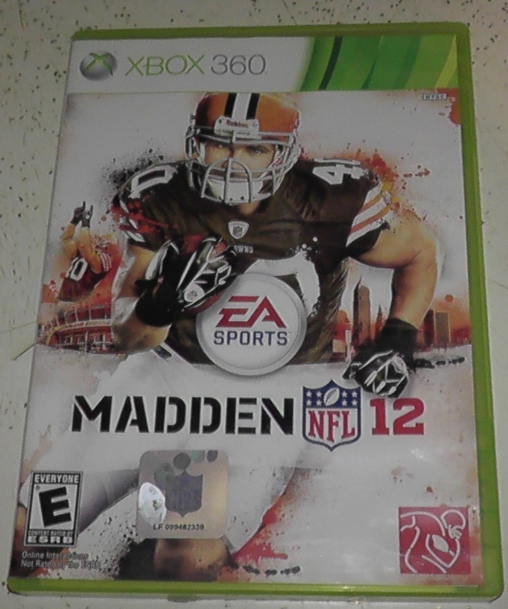 MADDEN NFL 12 – xbox 360 Game Tested Working