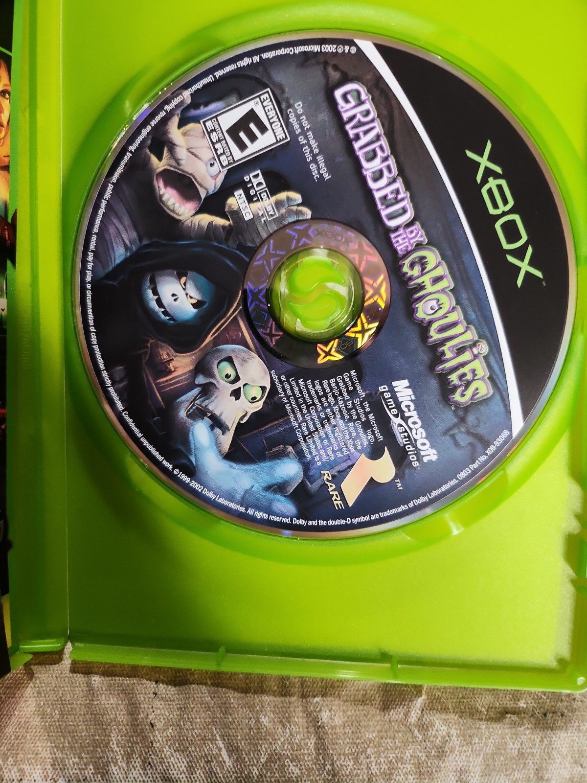 XBOX Game Grabbed By The Ghoulies CIB Complete In Box