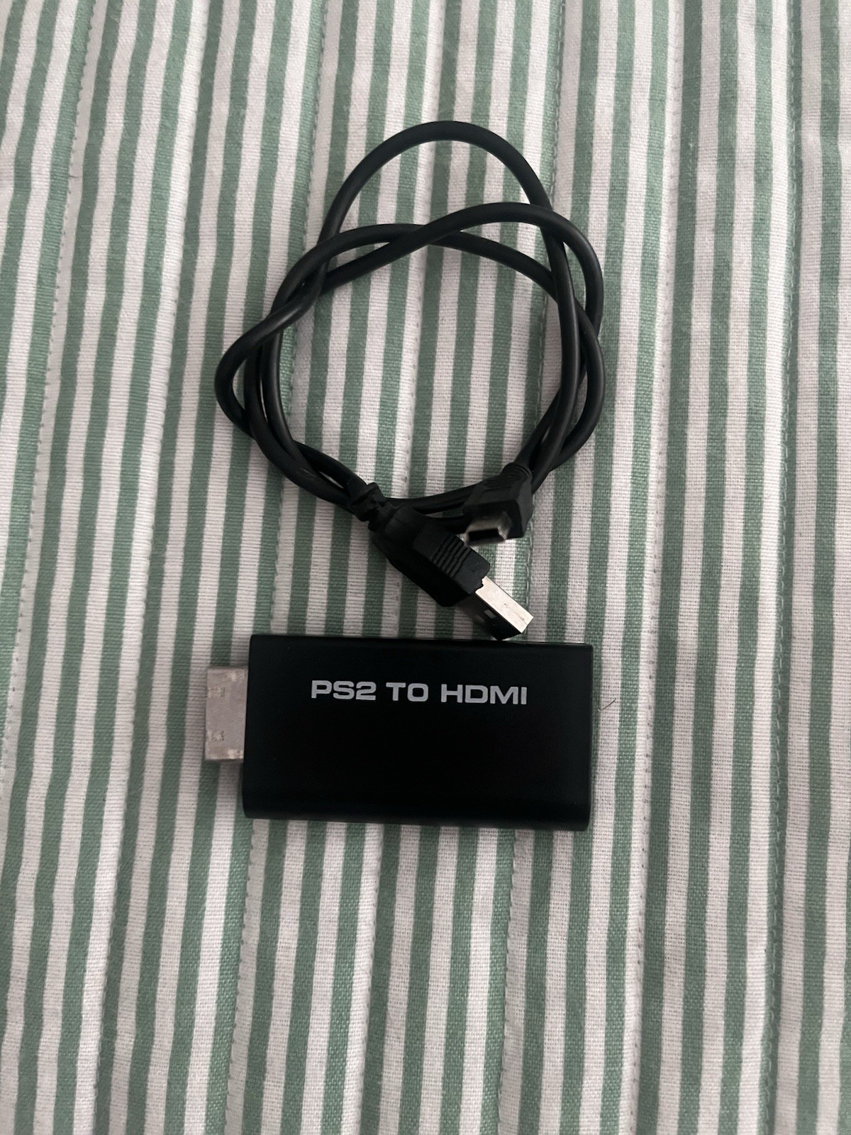 PlayStation 2 HDMI Video Converter Adapter with Cord Tested Working