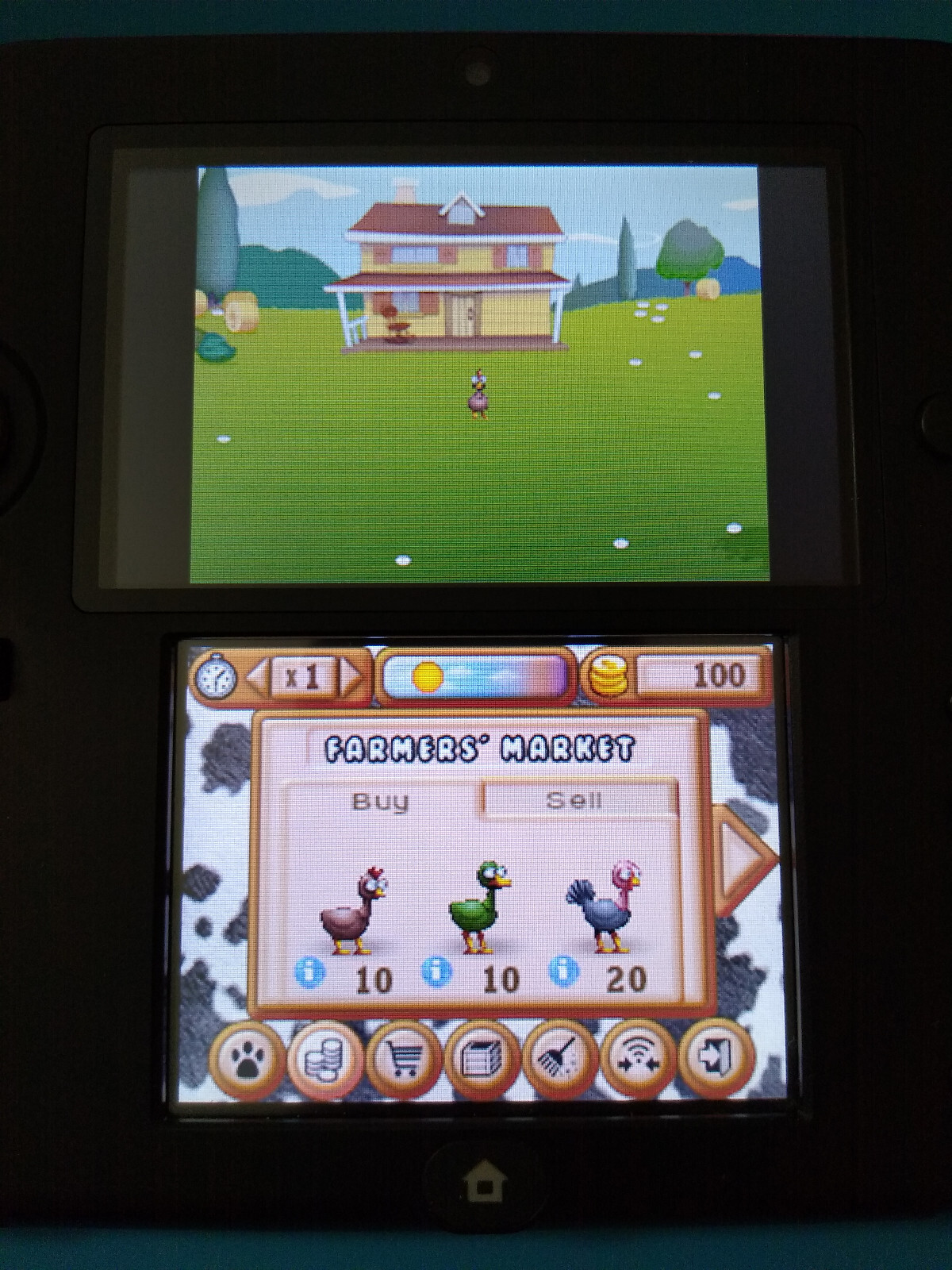 My Farm Around the World Nintendo DS 3DS Authentic Tetsed Loose Farming Life Sim