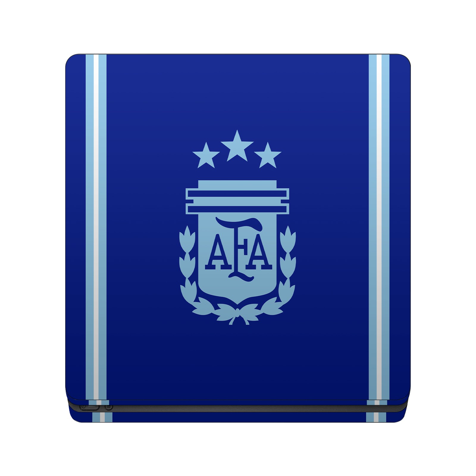 ARGENTINA NATIONAL FOOTBALL TEAM 24/25 CREST KIT VINYL SKIN FOR PS4 SLIM CONSOLE