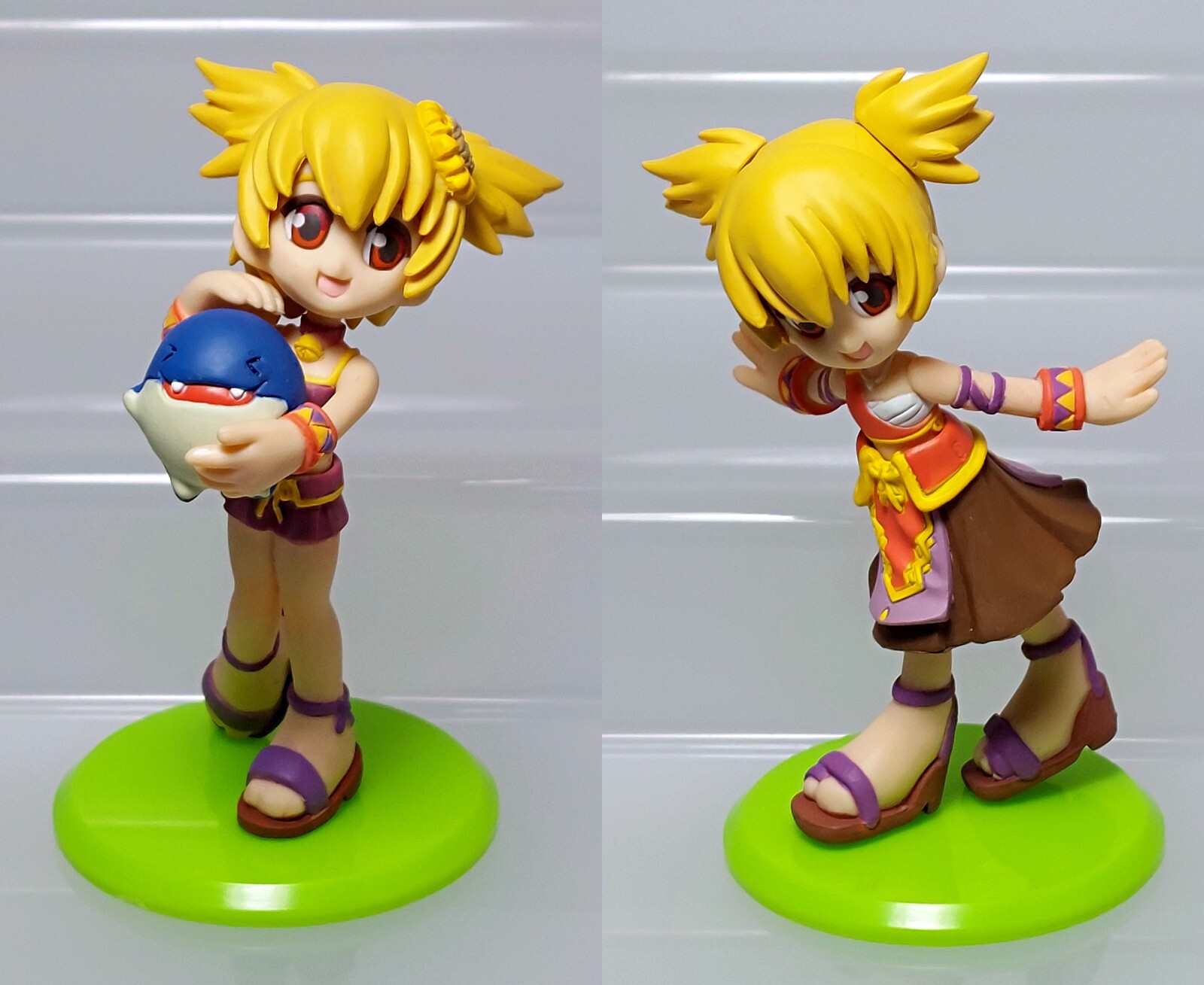 Game Characters Collection Sukatto Golf Pangya Lolo Lola Figure MegaHouse 3.2in