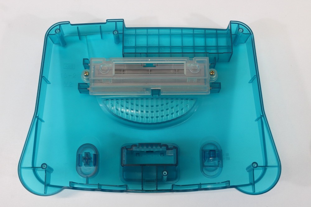 Nintendo 64 N64 OEM Toys R Us Clear Blue White Console Replacement Shell Cos.Da7