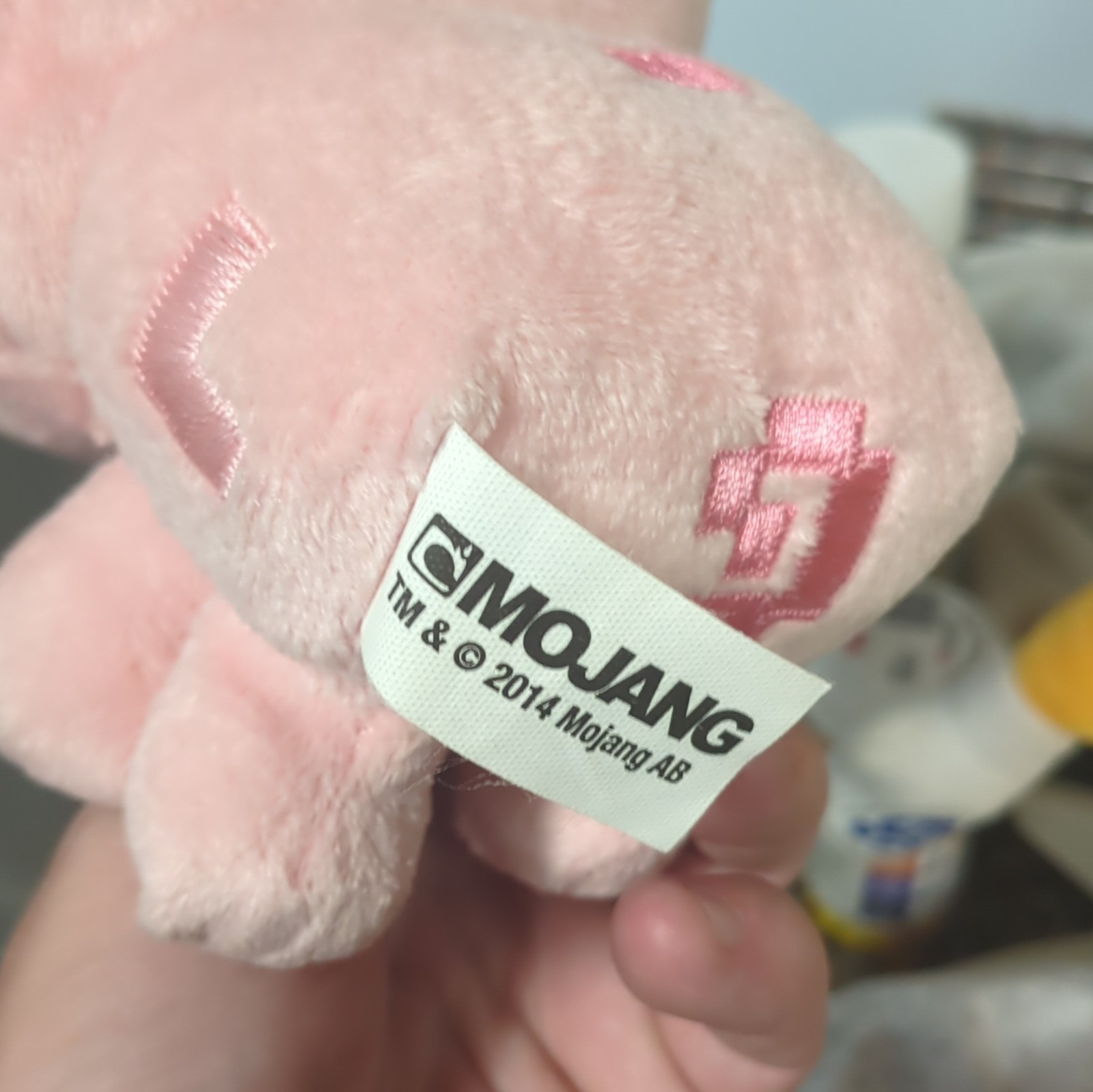 Mojang Minecraft Pig Plush Doll Stuffed Toy 2014 Minecraft Series