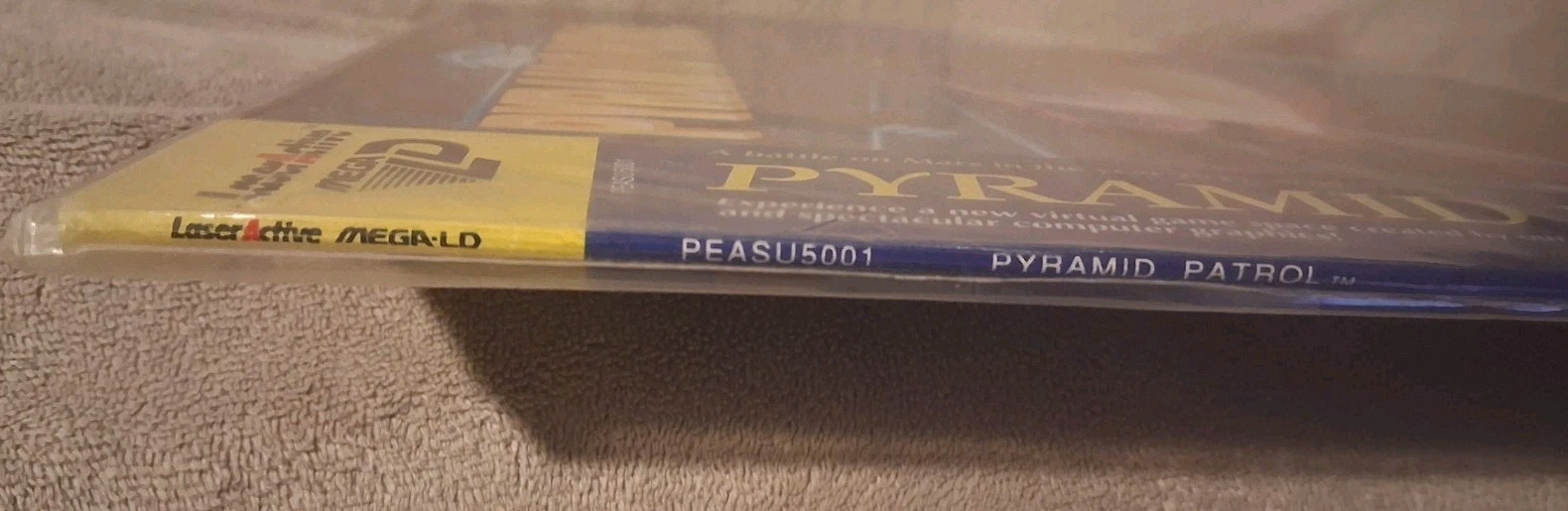 Pyramid Patrol Pioneer LaserActive Mega LD Game SEALED-Partial Tear PEASU5001