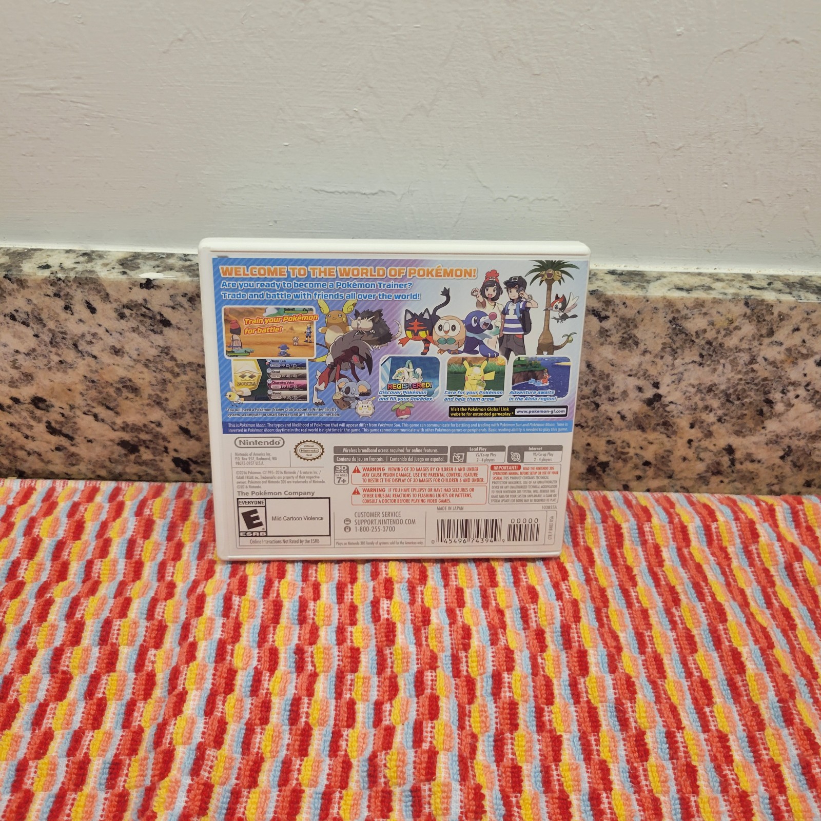 Pokémon Moon (Nintendo 3DS, 2016) CIB Complete in Box!