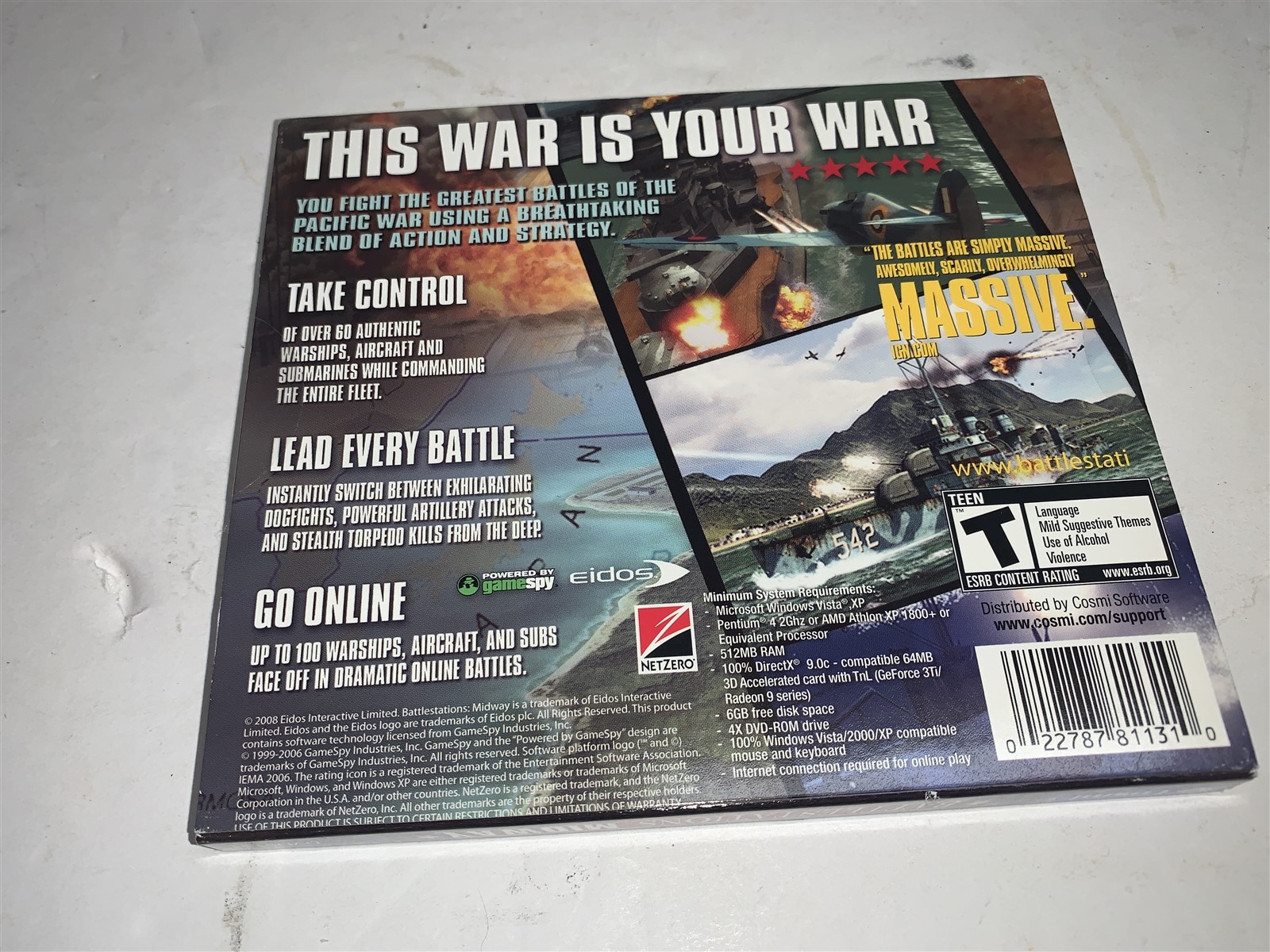 Battlestations: Midway WWII Video Game- European Version Video Game Sealed