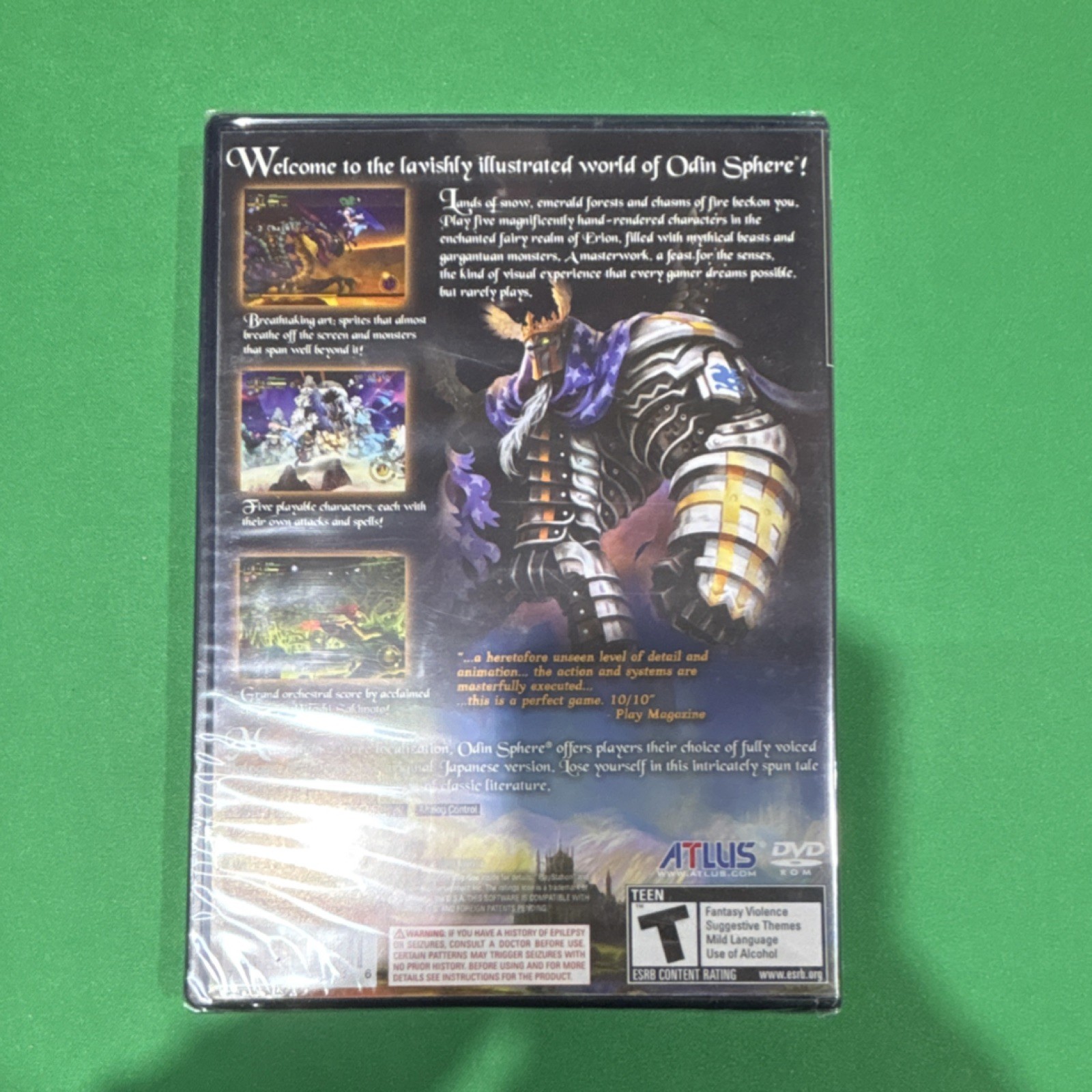 Atlus Odin Sphere PlayStation 2 Role Playing Action Adventure Manual Included