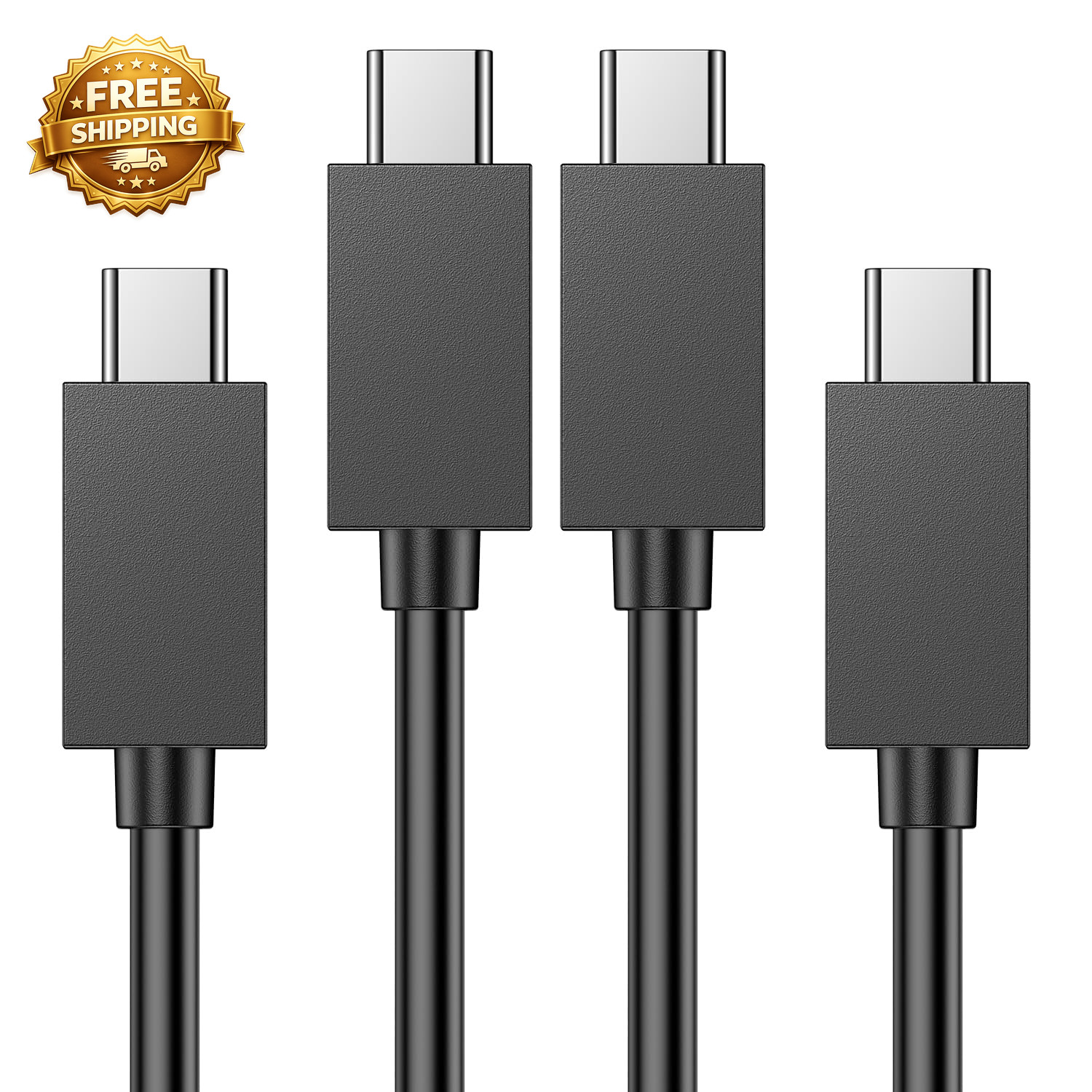 PS5 Controller Charger 2 Pack 5FT OEM Original 3A Fast Charging Cable USB C