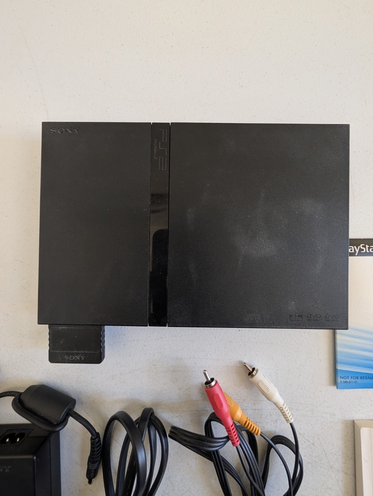 Sony PlayStation 2 PS2 Slim SCPH-70001 Console OEM Bundle Tested Works