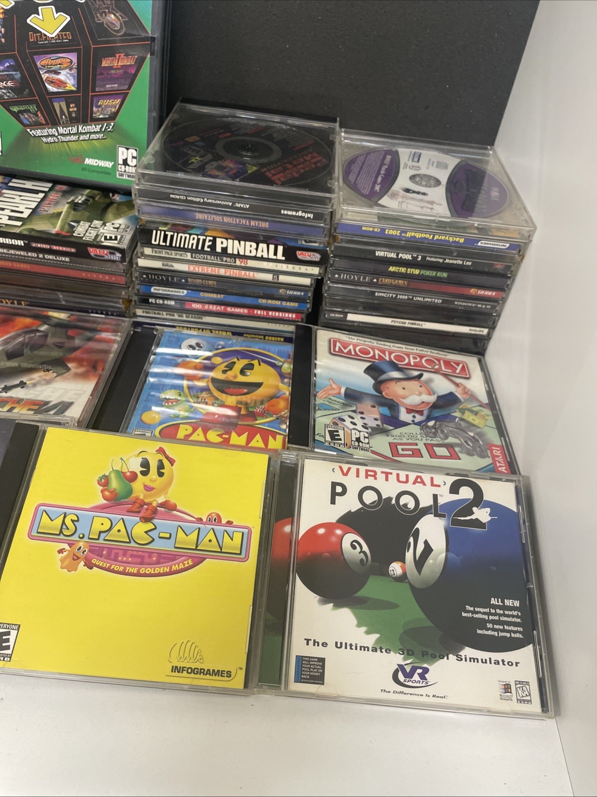Wholesale Lot of 62 PC Games 2000’s Y2K 1990s- Most Discs in great shape!