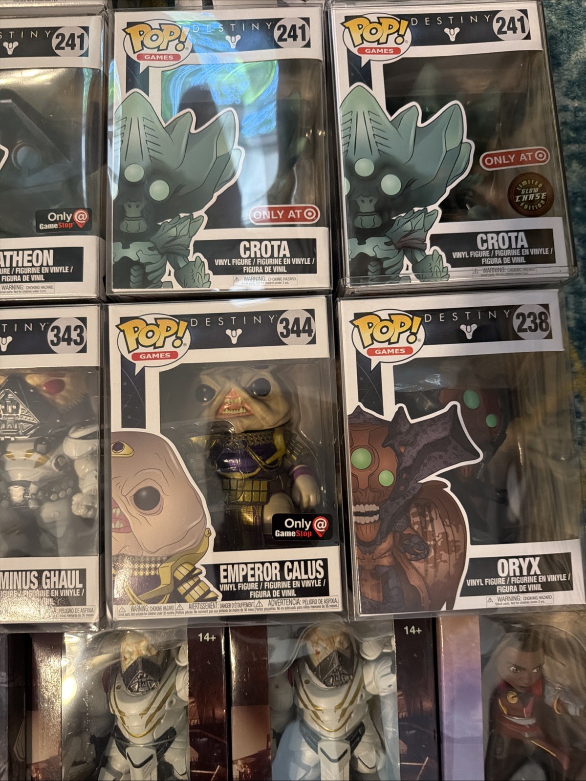 Huge Lot of Destiny Figures, Funko Pops, and more. Bungie, Target,GameStop,BB