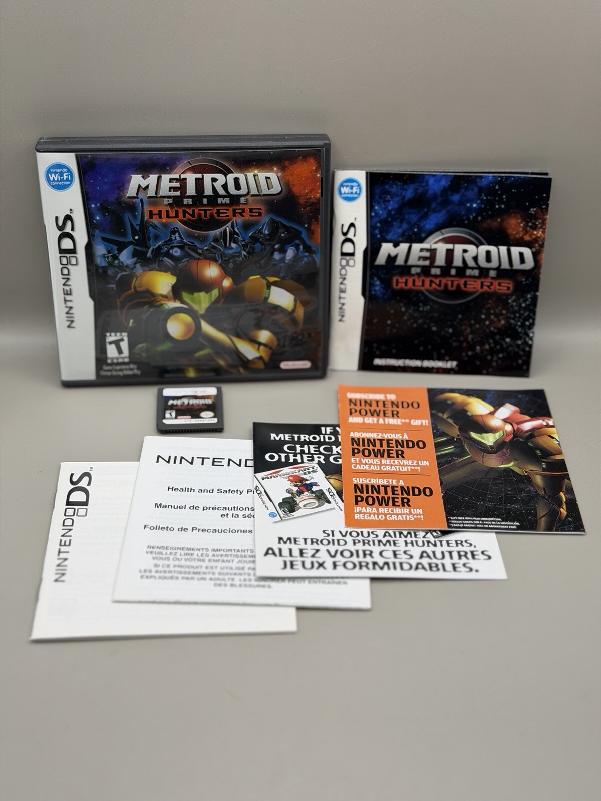 Metroid Prime Hunters (Nintendo DS, 2006) CIB – Fully Complete – Tested