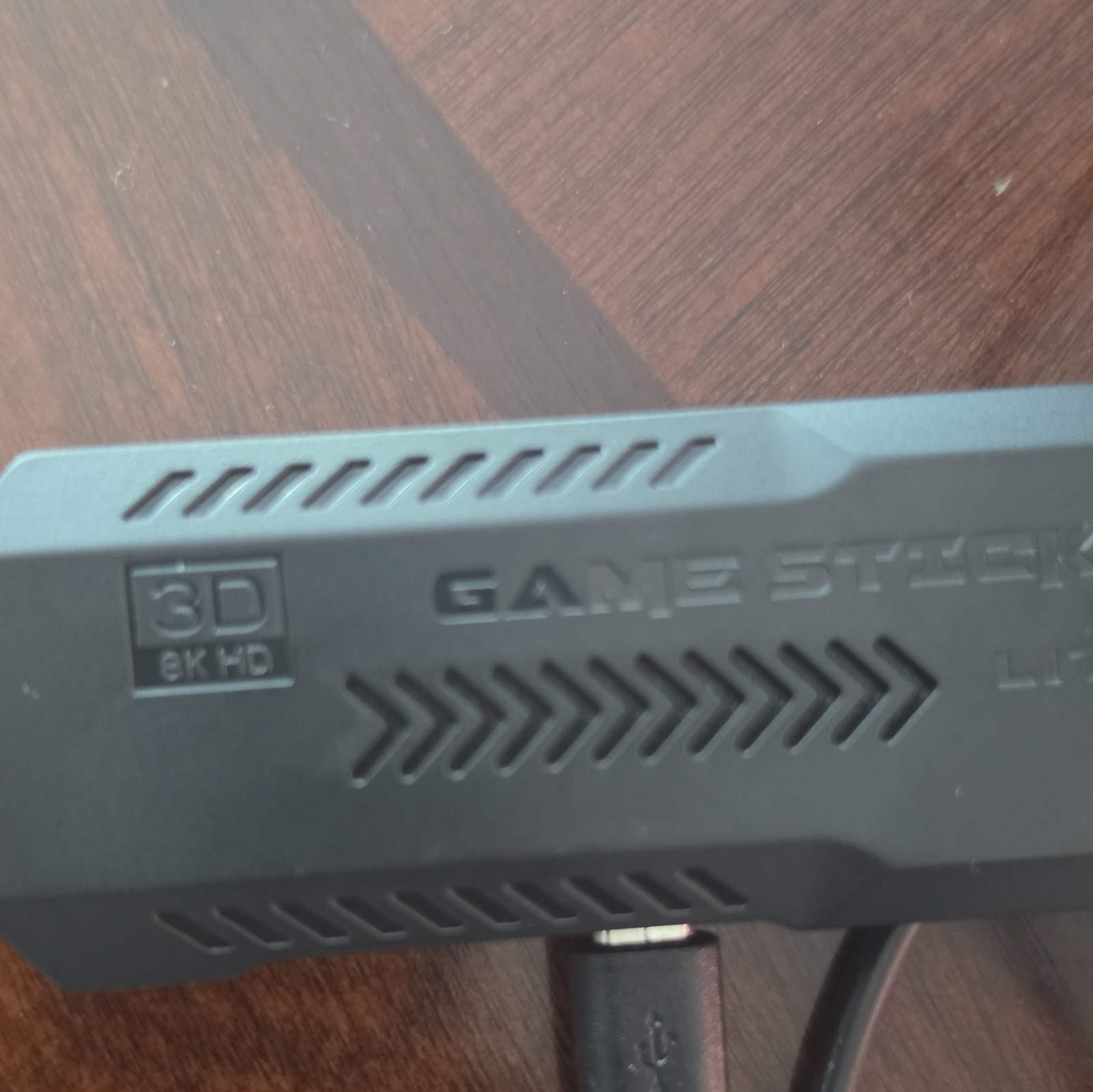 GameStick Lite Microconsole 4K UHD 64GB 3D HDMI/USB Game Console Stick Black