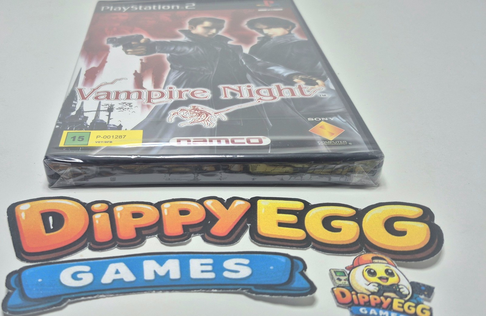 ​Vampire Night G-Con 2 Lightgun Bundle PS2 PAL Brand New In Box Namco Sony VGC