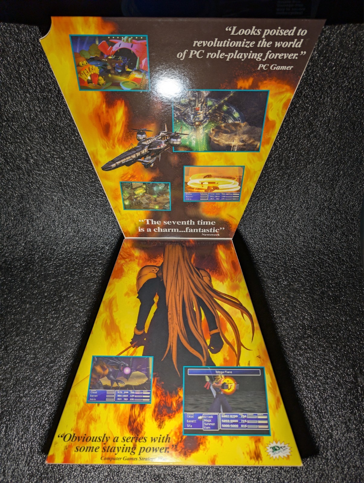 Final Fantasy VII 7 Trapezoid Big Box, PC, 1998, Squaresoft, Eidos, New & Sealed