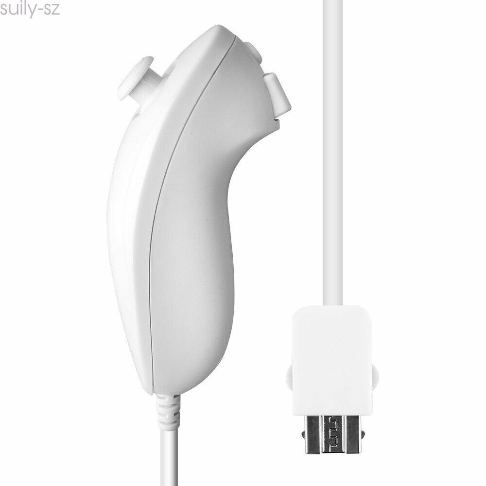 2in1 Motion Plus Remote and Nunchuck Controllers for Wii & Wii U Wiimote 4Pack