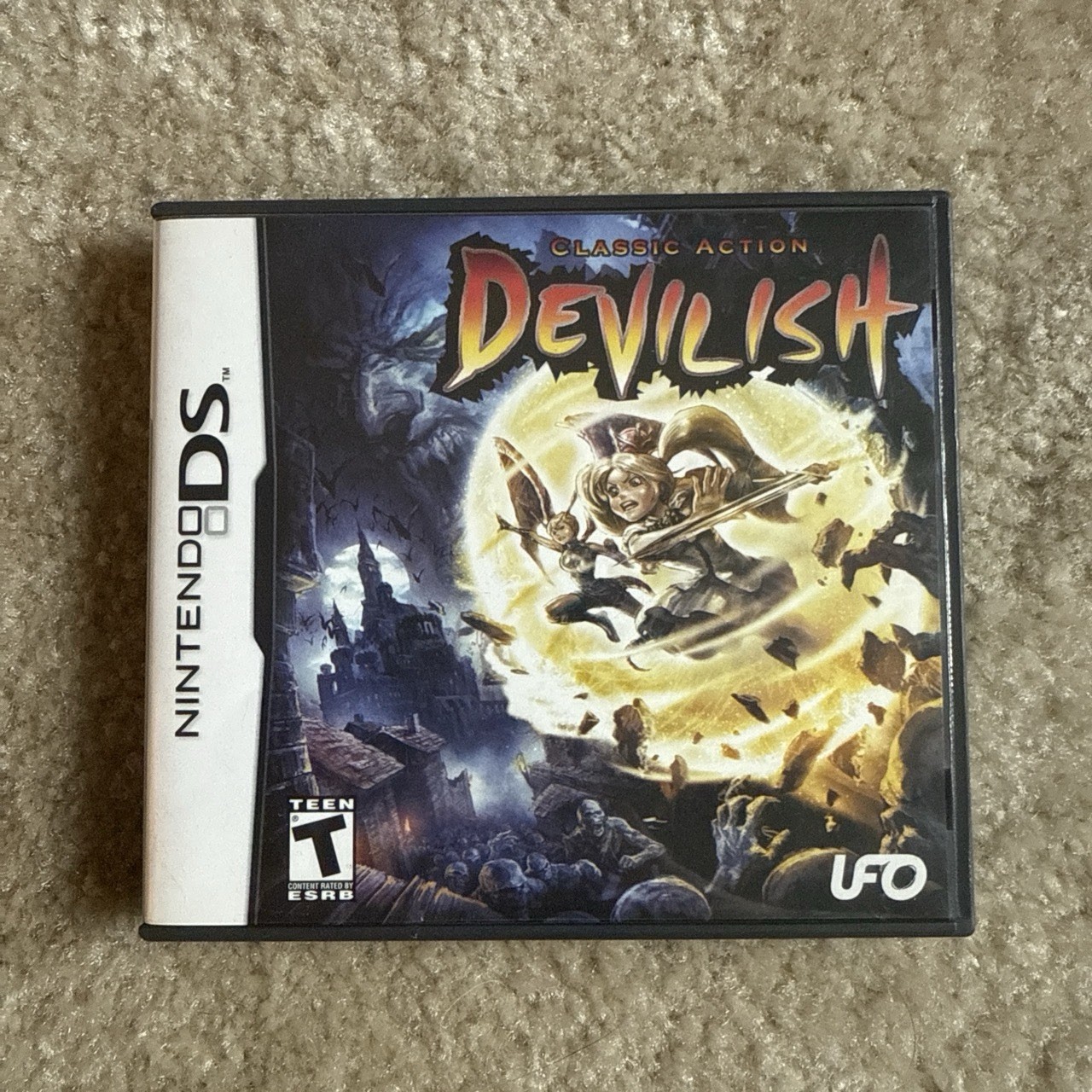 Nintendo DS Devilish w/ Manual + GBA Dora the Explorer & Disney Princess Lot