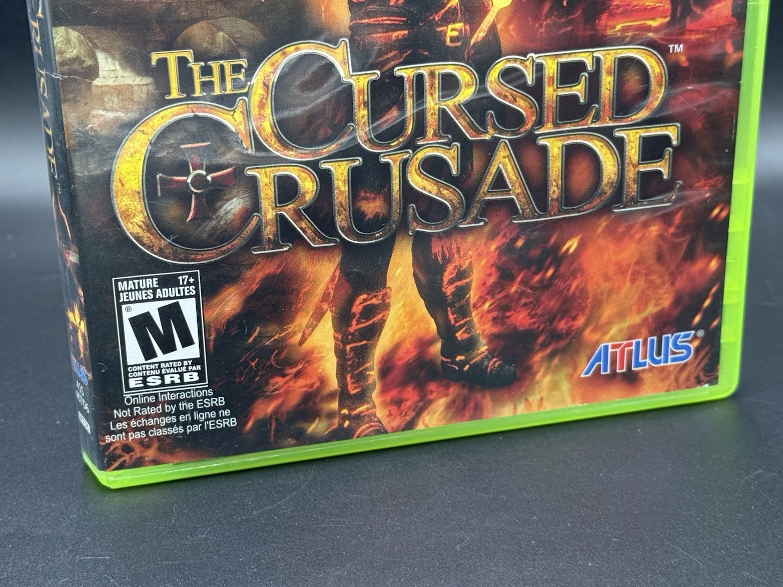 ATLUS The Cursed Crusade Xbox 360 Action & Adventure M Manual Included CIB