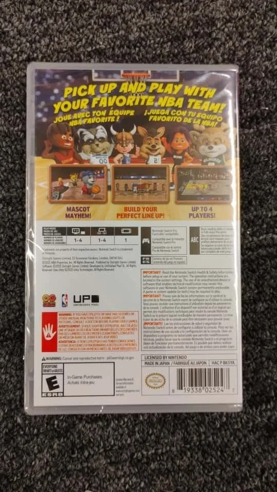 Outright Games NBA BOUNCE Nintendo Switch with Sticker – Brand New, A1