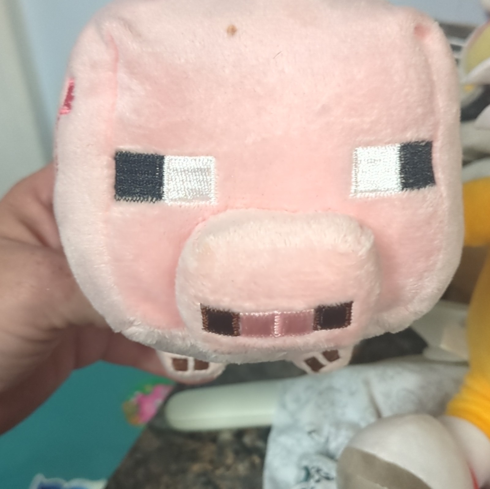 Mojang Minecraft Pig Plush Doll Stuffed Toy 2014 Minecraft Series