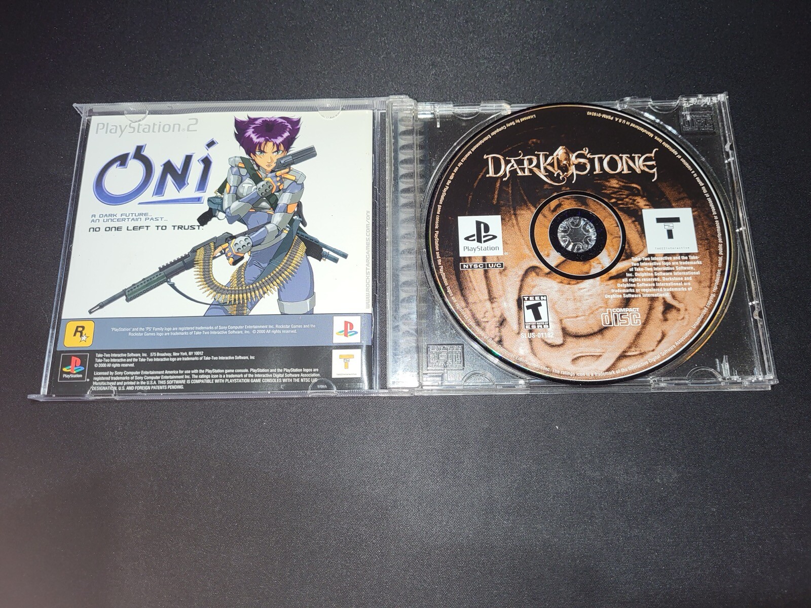 Darkstone Take 2 Interactive Sony Playstation 1 PS1 EX+NM condition COMPLETE!