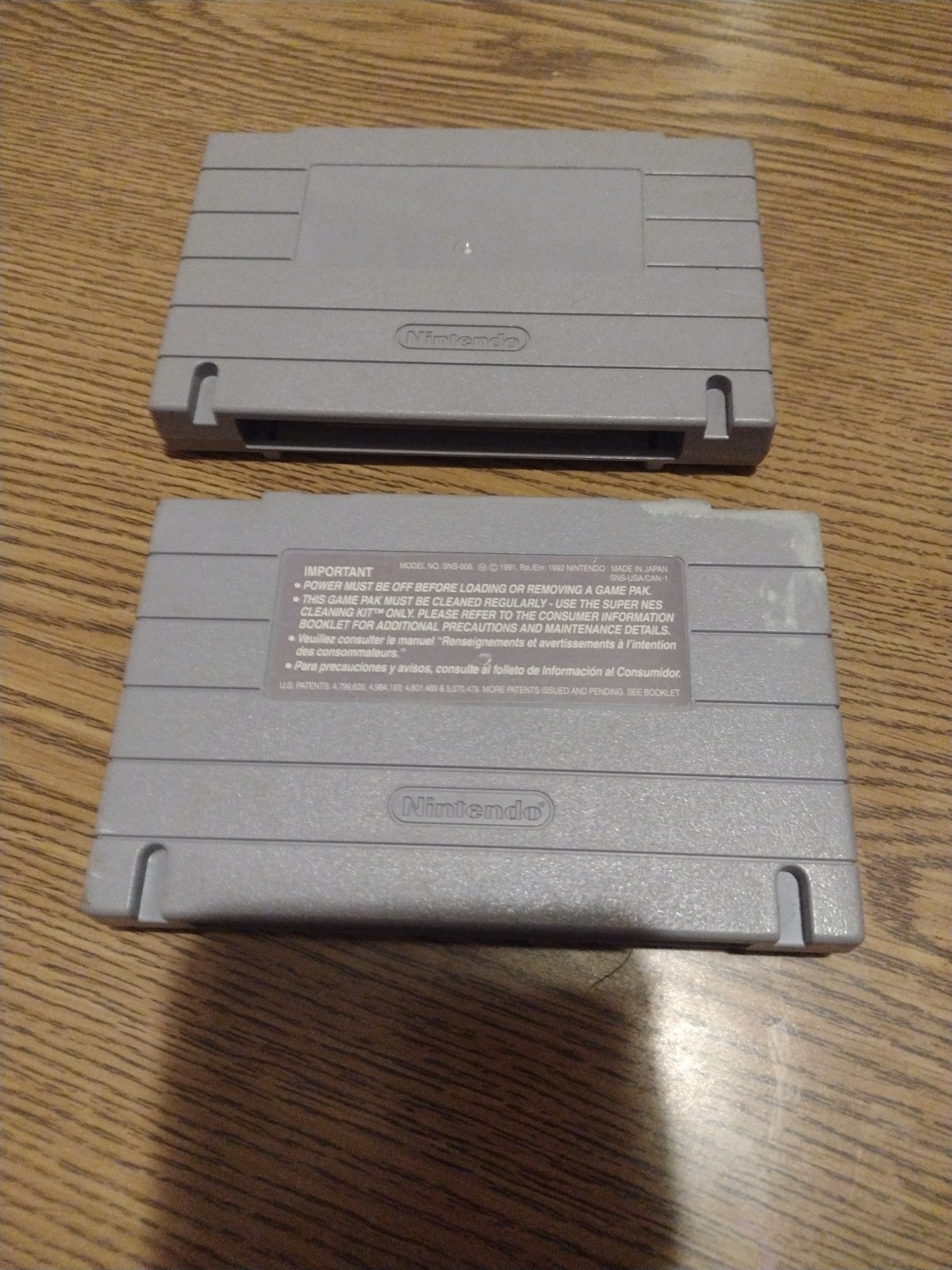 2 Super Nintendo NES Games: Dennis The Menace And NHL ’97