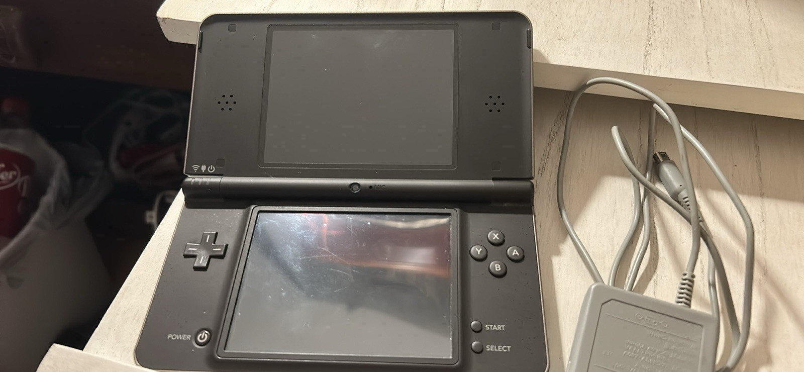 Nintendo DS XL Wi-Fi Console Bundle w/ AC Adapter & Mario Kart DS NTSC-U/C