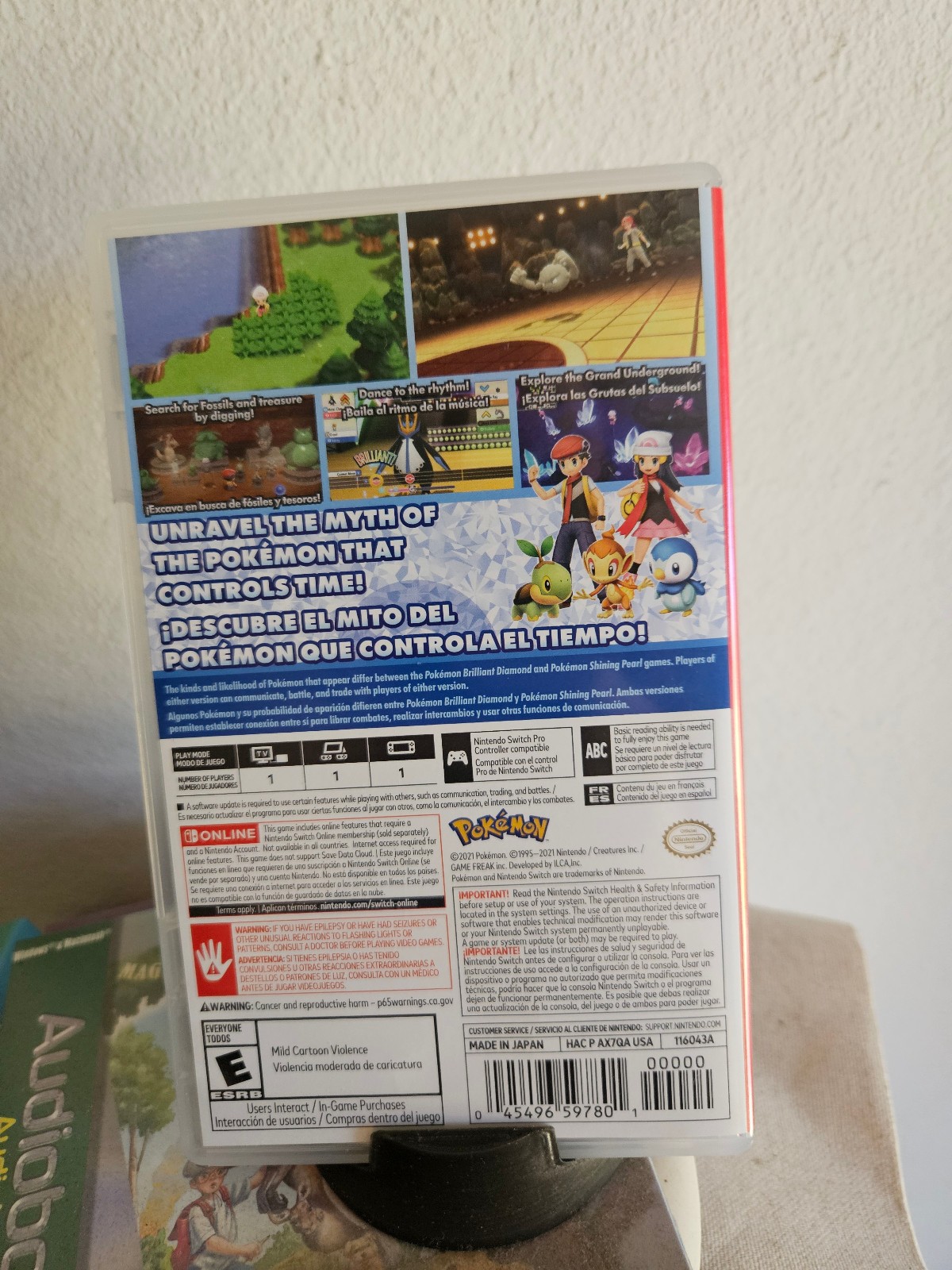 Pokemon Brilliant Diamond – Nintendo Switch (cartridge and case)