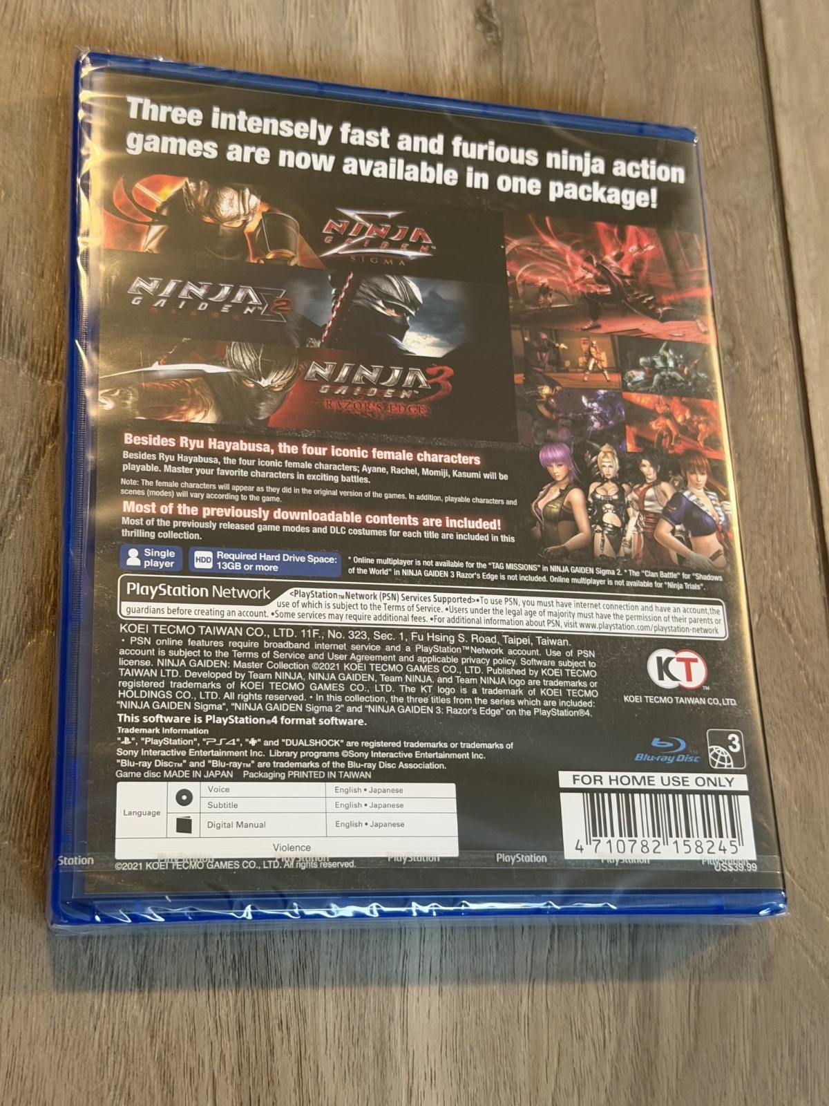 Ninja Gaiden: Master Collection for PlayStation 4 – PS4 Asia English