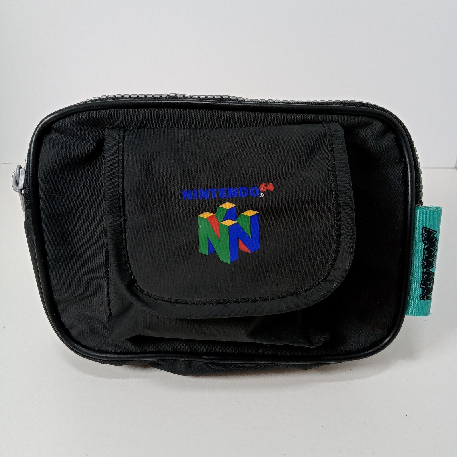 VTG Nintendo 64 Carrying Pouch Fanny Pack Bag Mama Mia Mario Duffle Accessory