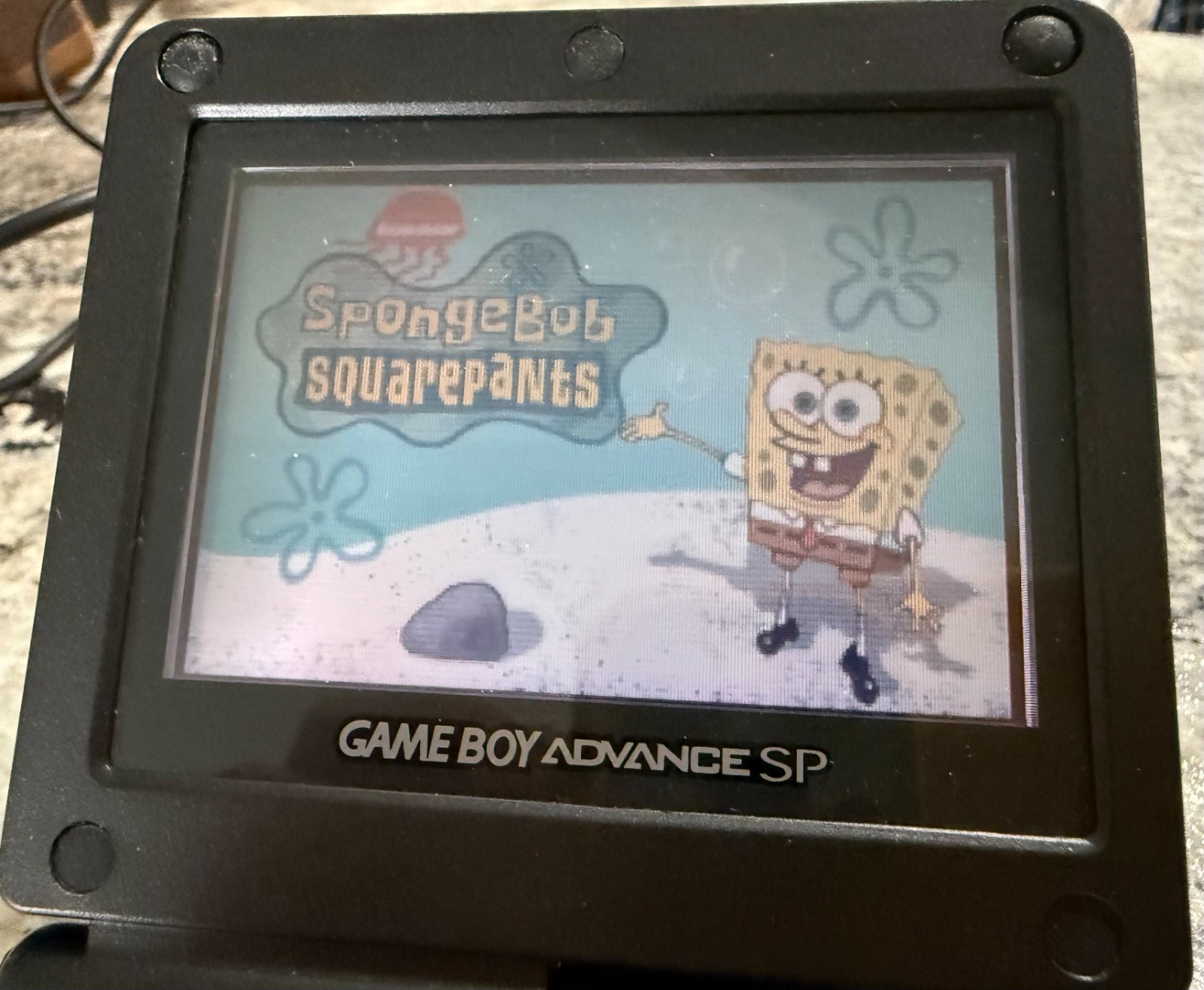GBA Video Lot of 4: Pokemon, Disney Volume 1, SpongeBob 1 & 3 – TESTED, No Cases