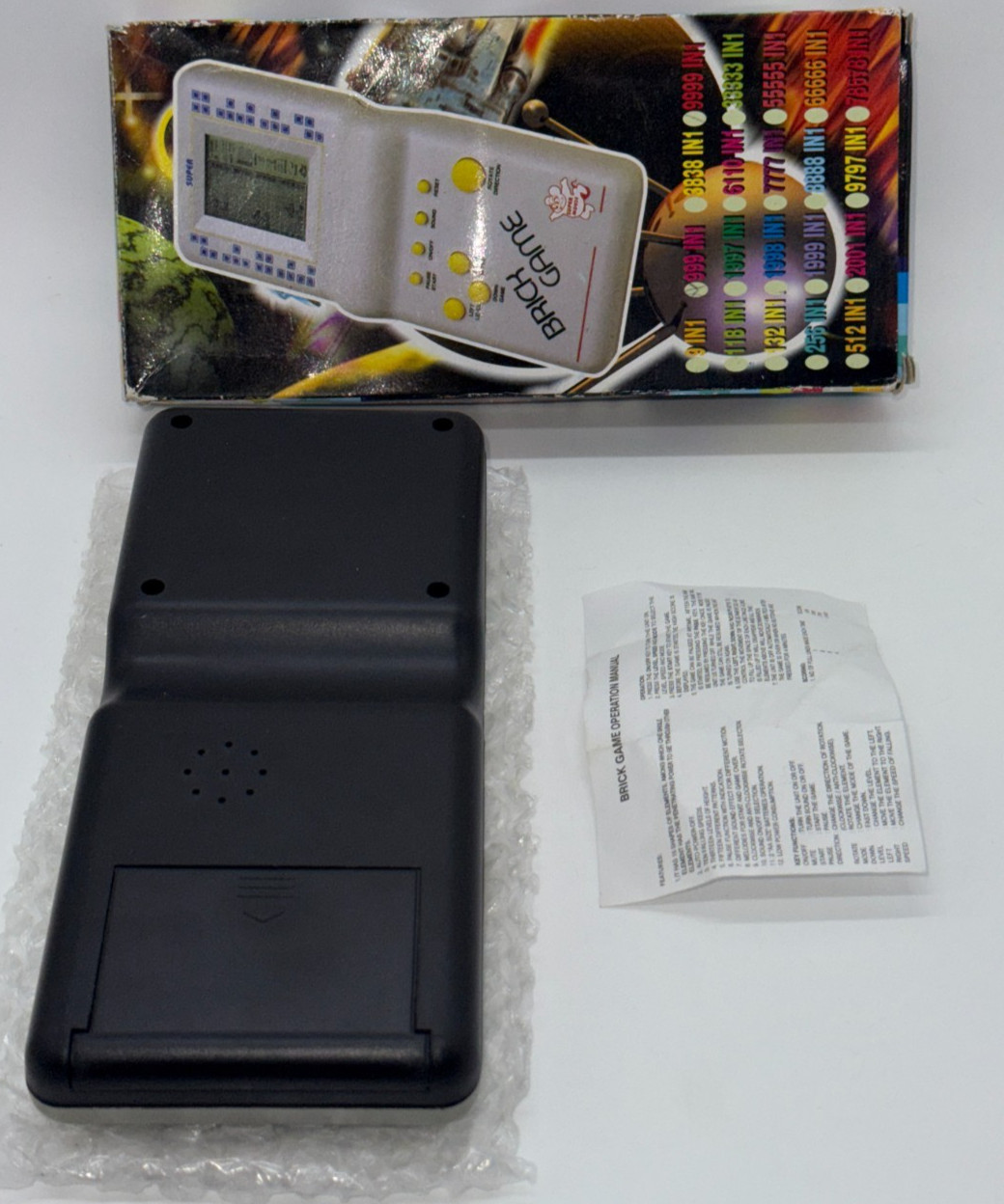 BRICK GAME Super Mouse – 9999 in 1 LCD Game & Watch Portable Console -NEW E-9999