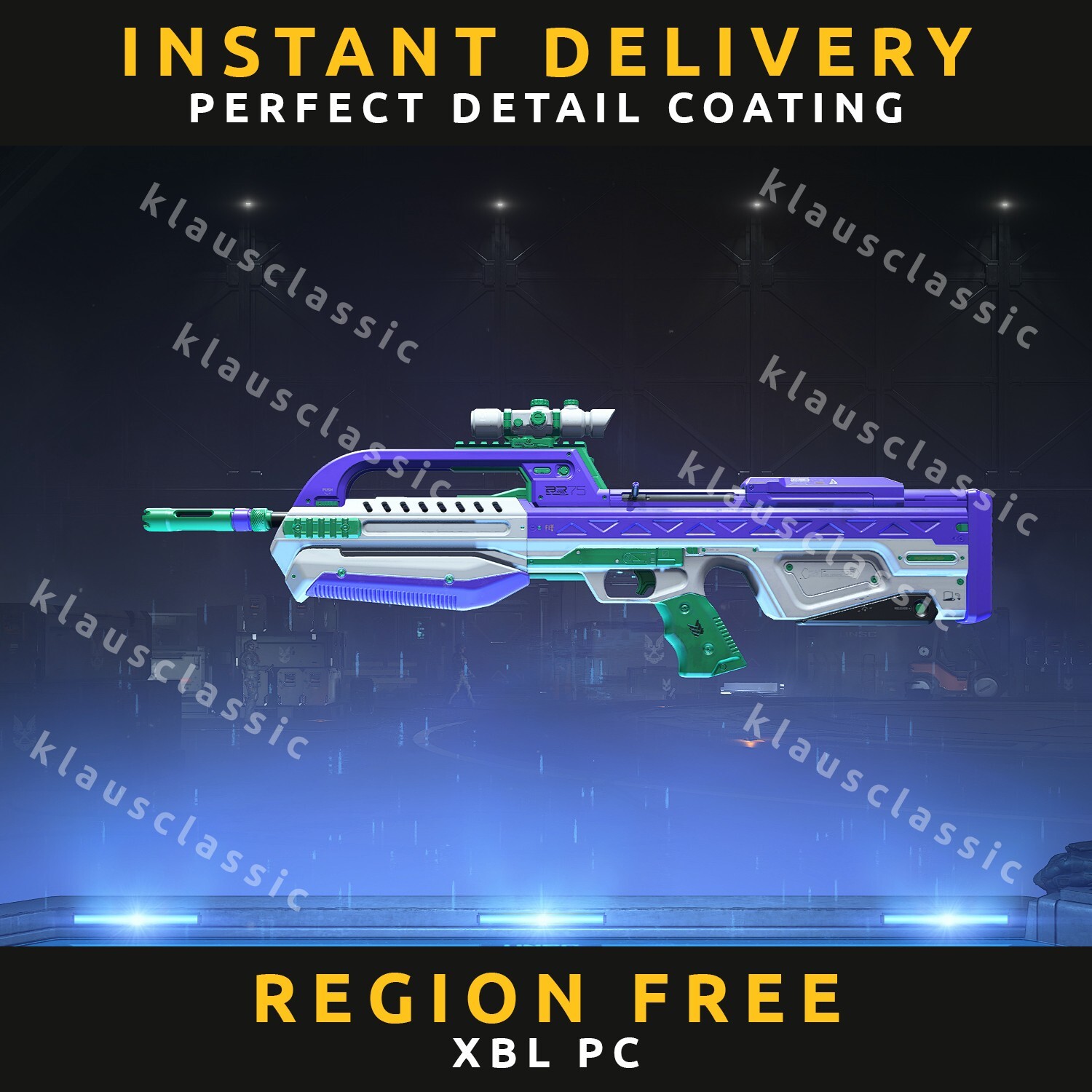 Halo Infinite: Perfect Detail MA40 Assault Weapon Coating | WCT Skin | Global
