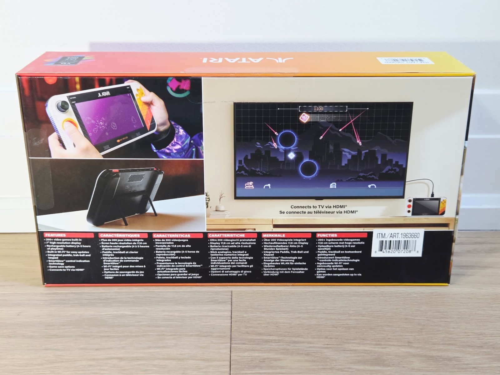 Atari Gamestation Go Portable Game Console | 200+ Built In Games | Brand New