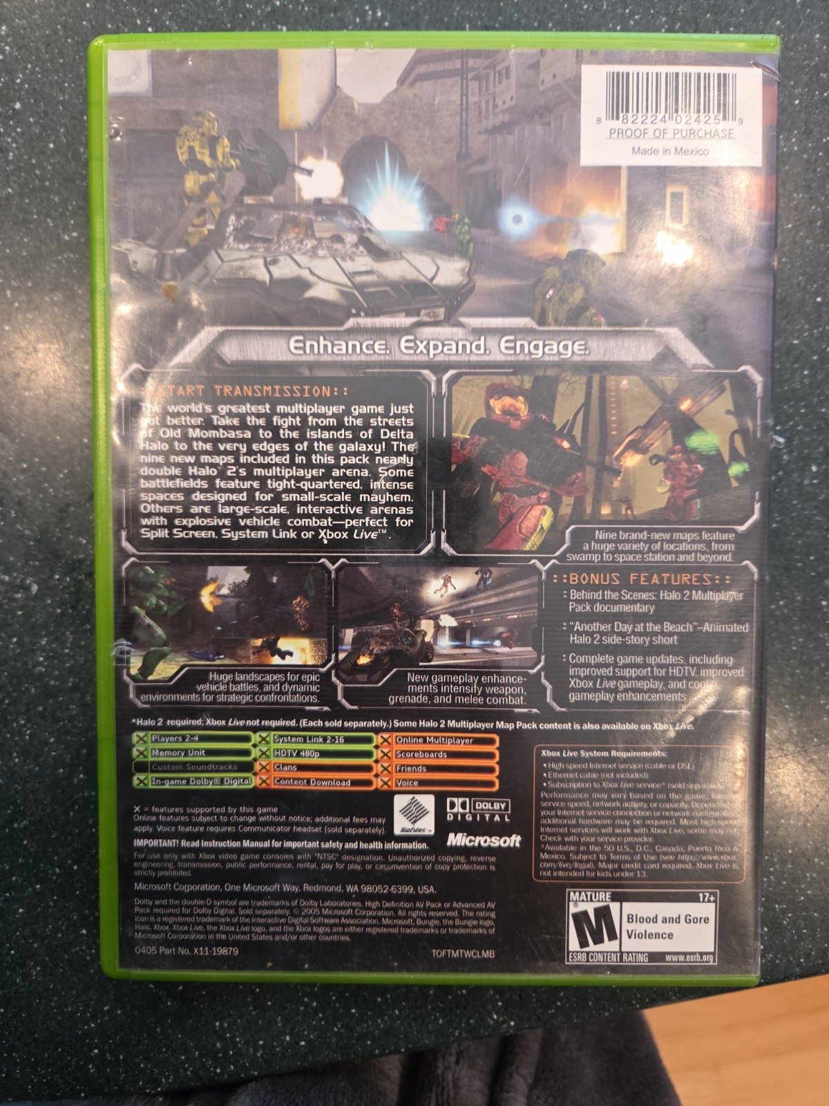 Halo 2 Multiplayer Map Pack – Xbox – Manual Included