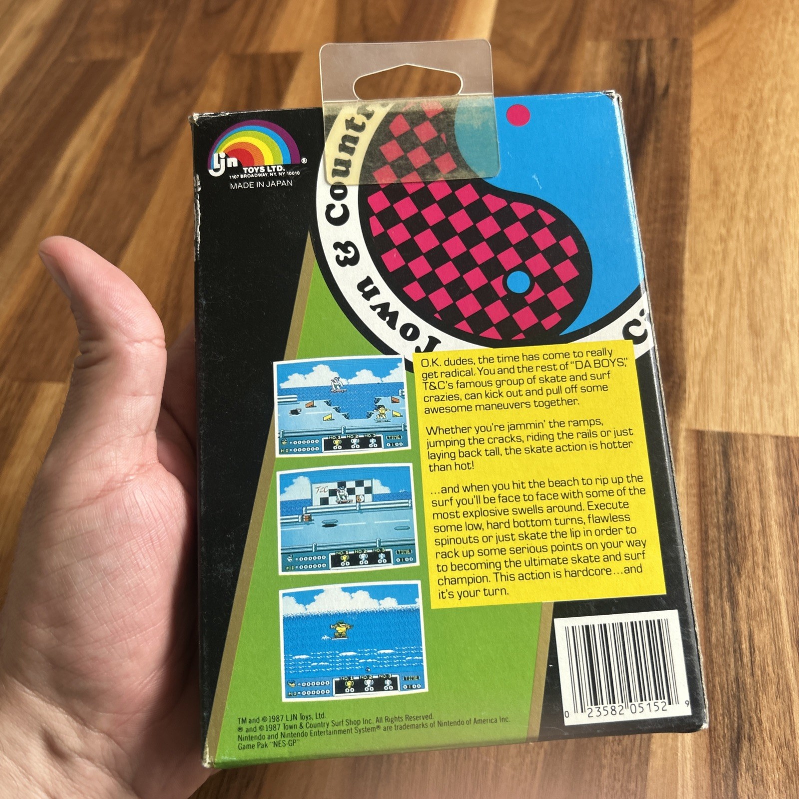 T&C Surf Designs:Wood & Water Rage (Nintendo Entertainment System, 1988) NES CIB
