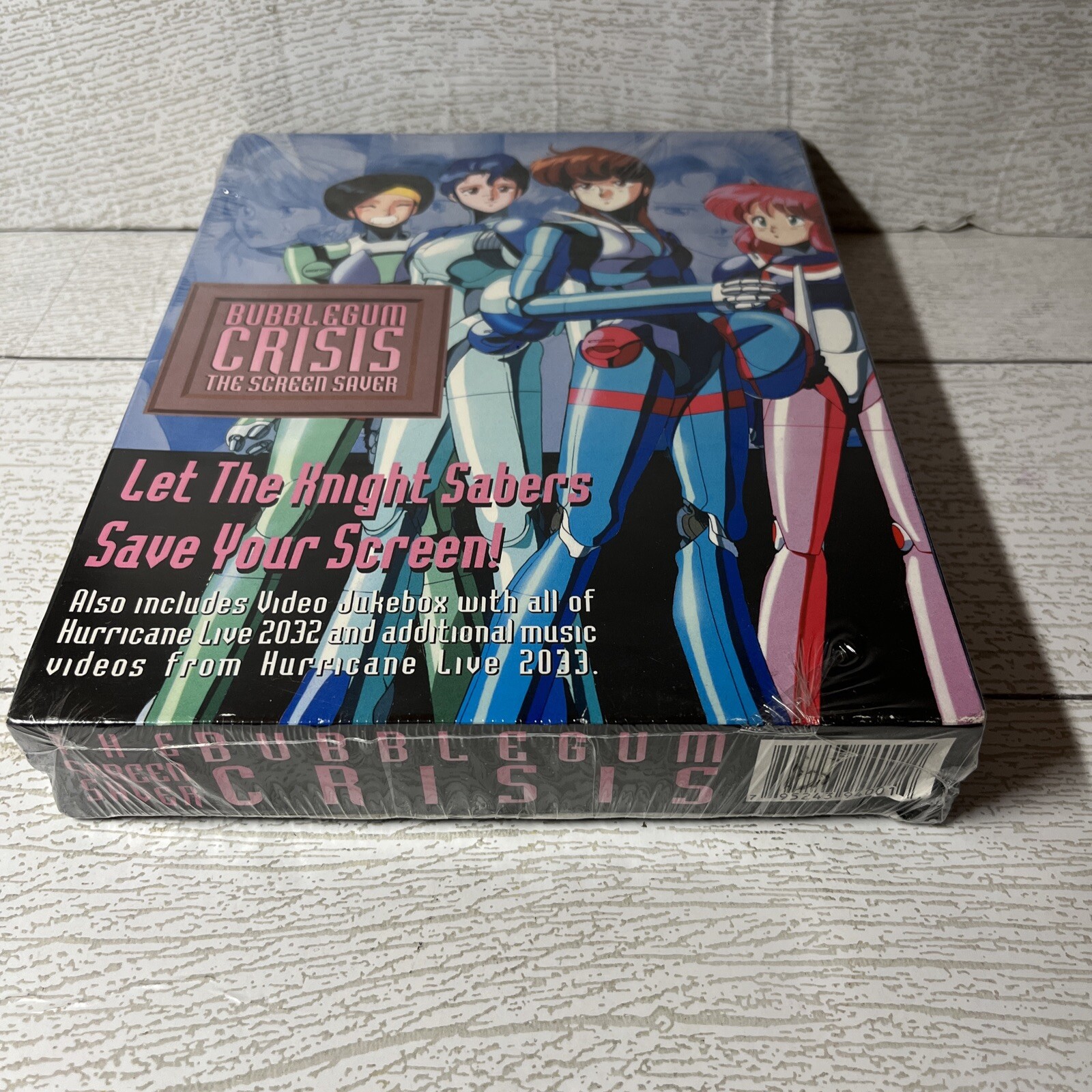 VTG Bubblegum Crisis Screen Saver Sealed PC/Mac CD-ROM 90s Anime Cyberpunk HTF