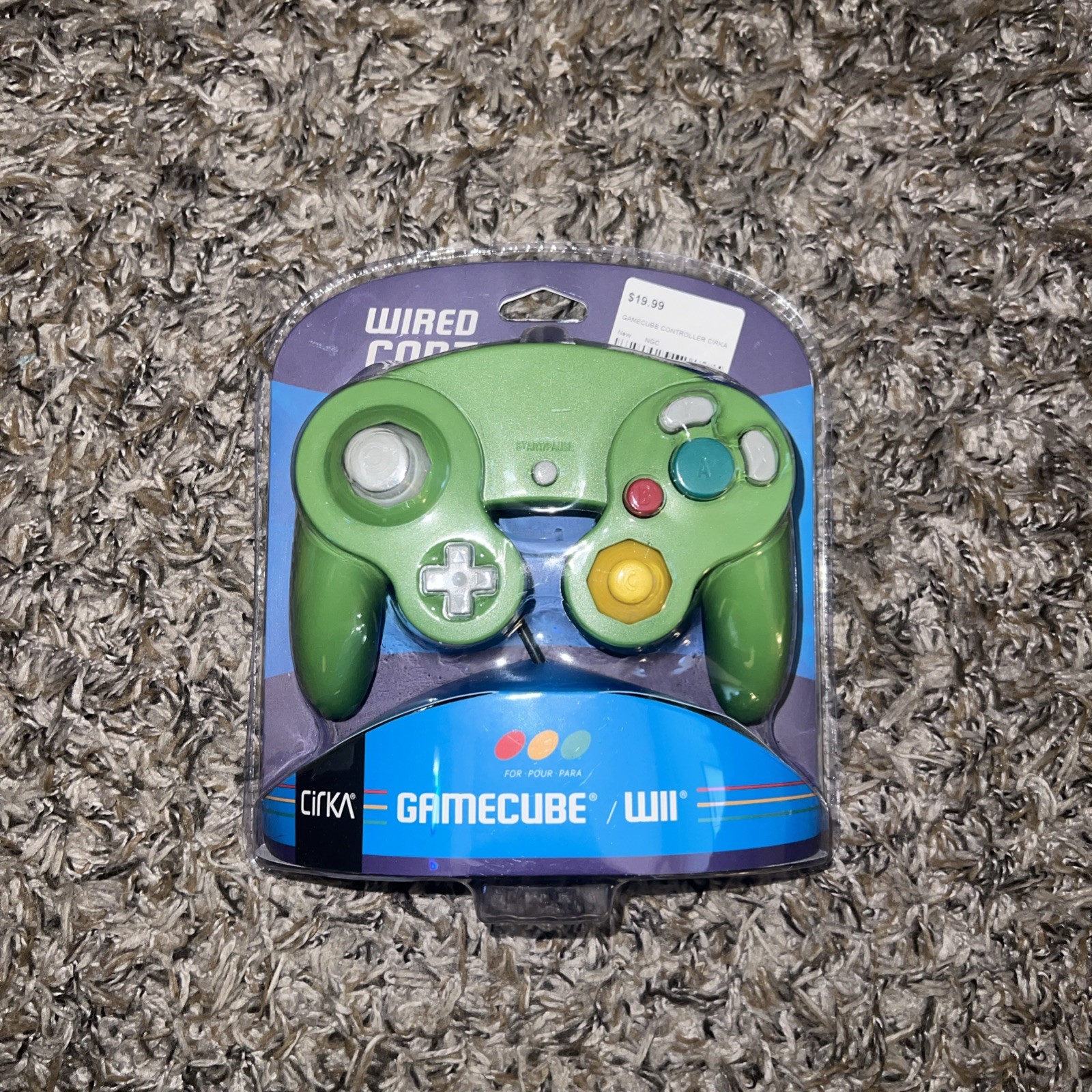 Nintendo GameCube (3rd Party) Green And Blue Controller (Brand New)
