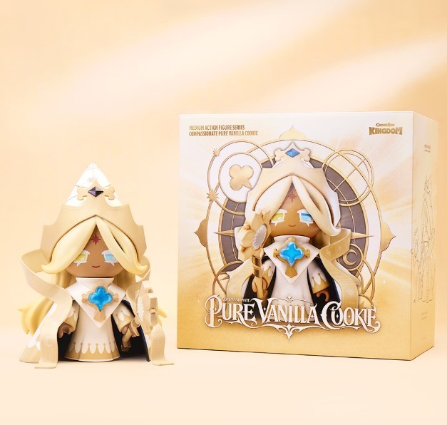 Cookie Run Kingdom Pure Vanilla Cookie Medium Action Figure OFFICIAL