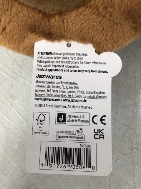 Jazwares Five Nights At Freddy’s 20 Giant Classic Freddy Bear Plush 11243927