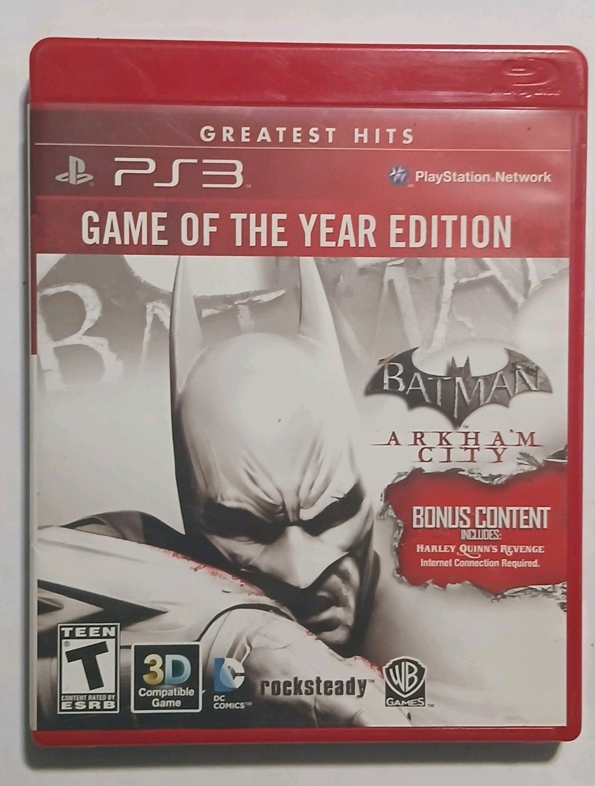 Warner Bros. Batman: Arkham City GOTY Edition Greatest Hits PS3 2012 T