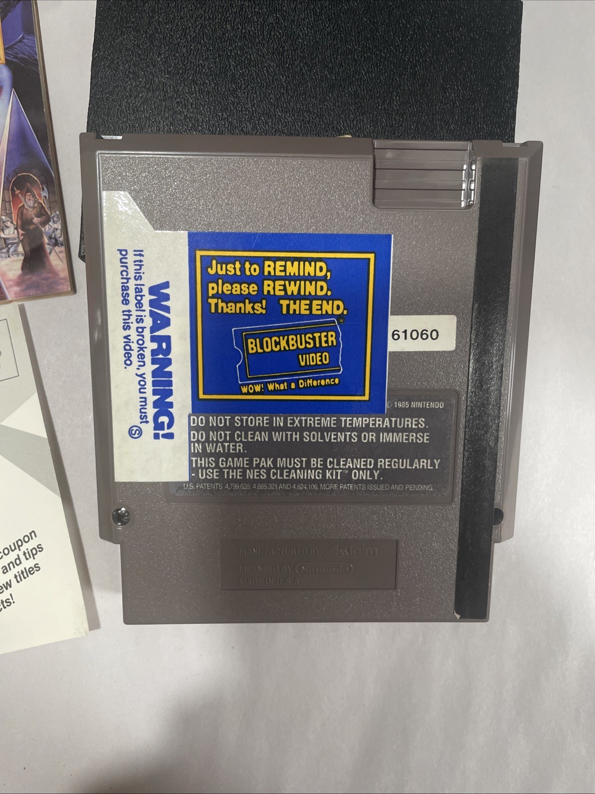 #645 Wizards & Warriors III CIB Oval seal nintendo NES Very Good