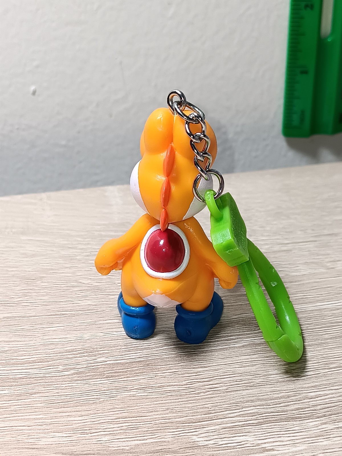 *FREE SHIP* 2″ ORANGE YOSHI BackPack Buddies Clip Keychain Super Mario