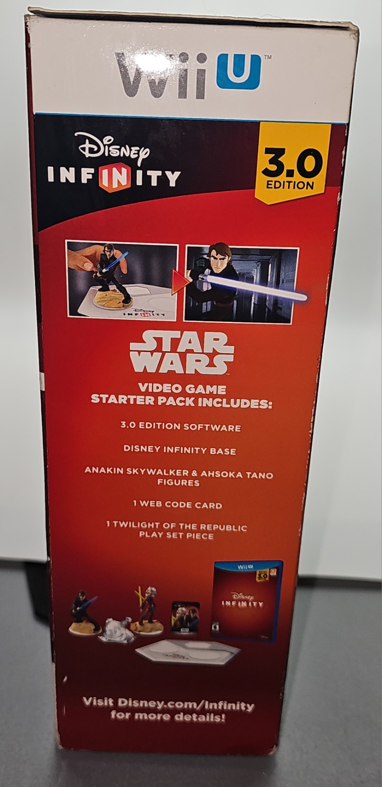 Nintendo Wii U Disney Infinity 3 Star Wars Starter Pack New Open Box Complete