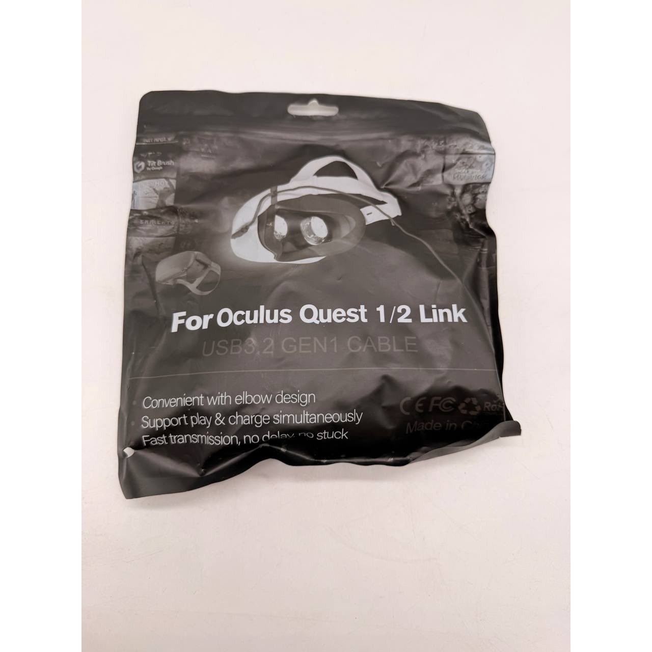 Oculus Quest 1/2 Link Cable 5m (16ft) USB 3.2 GEN 1 USB-C To USB-C 5Gbps
